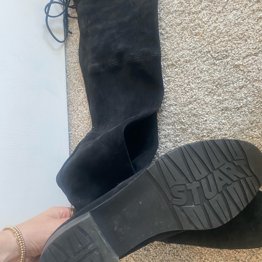 Stuart Weitzman over the knee suede boots